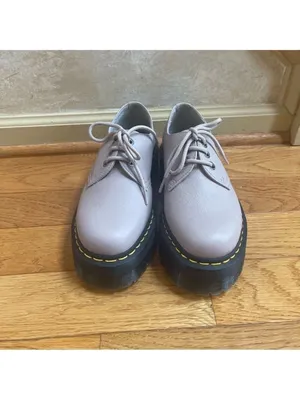 DR. MARTENS 31167 PLATFORM OXFORDS SHOES PINKY BEIGE BLUSH WOMENS Sz 39 US 8 thumbnail 7