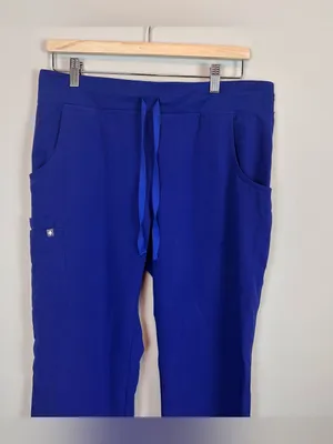 FIGS Kade Cargo Scrub Pants M Tall Royal Blue Straight Leg T21004T thumbnail 2