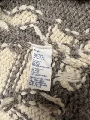 American Eagle Outfitters Y2K Gray Nordic Grandmacore Womens XL thumbnail 5
