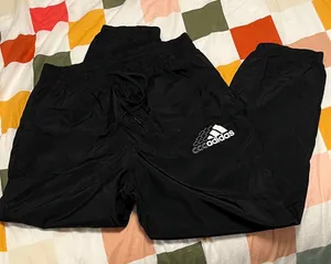 NWOT Adidas Black High-Waisted Track Pant Joggers thumbnail 1