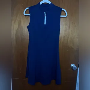 POTILI Tennis Dress for Women Golf Dress Zipper Workout Athletic Dresses thumbnail 2