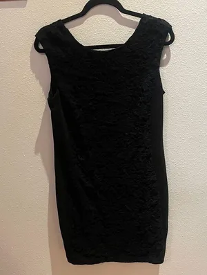 Apt. 9 Black Textured Mini Dress thumbnail 1