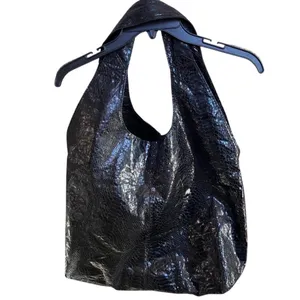 Snakeskin Hobo Bag Shoulder Bag Designer‎ Style Tote Large thumbnail 3