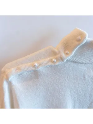 Designers Originals White Sweater Womens Medium thumbnail 5