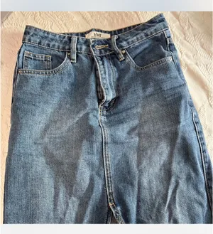 Revolve Ymi denim split skirt midi thumbnail 4