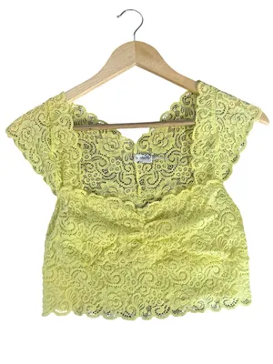 Free People Intimately Chase Me Lace Crop Top Bralette thumbnail 2