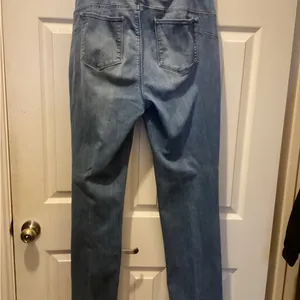 Chico's Women's Blue Straight Leg Jeans thumbnail 4