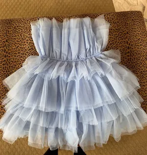Boutique tulle mini dress size L thumbnail 1