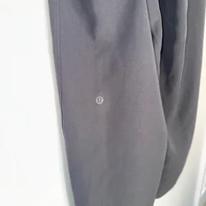 Lululemon On the Fly Wide Leg Pant Women 6 Black Excellent Drawstring‎ High Rise thumbnail 4