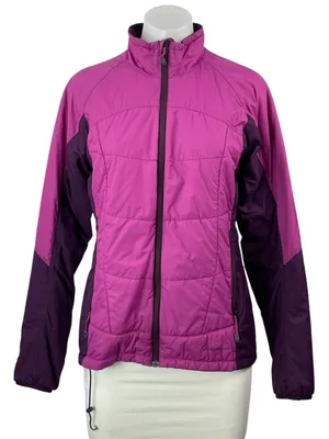 Eddie Bauer First Ascent PrimaLoft Pink Purple Insulated Puffer Jacket Size S thumbnail 1