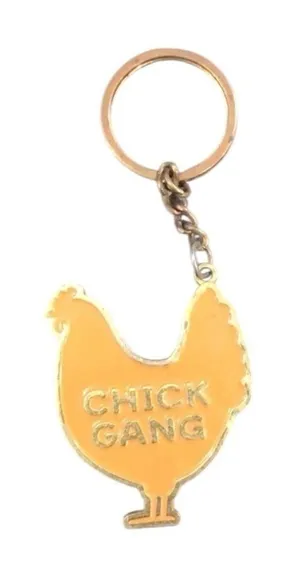 Chick gang chicken keychain thumbnail 1