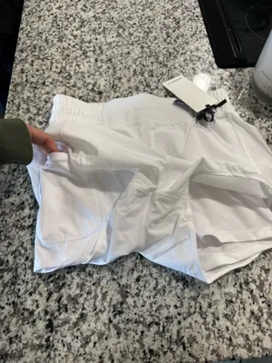 Mondetta white athletic shorts thumbnail 4