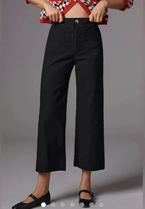 Anthropologie Maeve Colette High-Rise Wide-Leg Pants 8 thumbnail 1