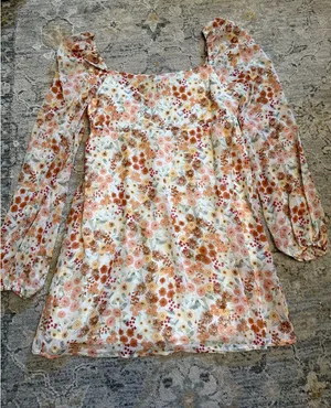 Sky to Moon Floral Dress Mini thumbnail 5