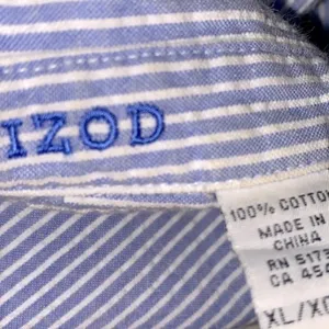 IZOD blue striped top size XLarge thumbnail 4