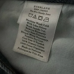 Everlane The 90s Cheeky Jean Organic Cotton 27 Ankle Women’s Dark Wash Blue thumbnail 5
