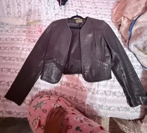 Leather jacket Brown thumbnail 1