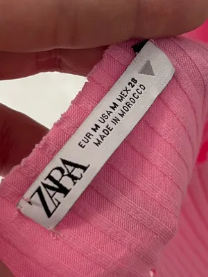 ZARA Pink Bubble Hem Mini Dress M Ribbed Open Back Drop Waist Girly Coquette Y2K thumbnail 6