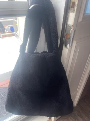 Alo yoga foxy Sherpa tote black NWT thumbnail 7