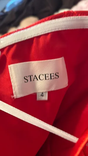 Stacee’s Prom Dress Red Size 4 thumbnail 3