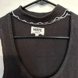 NWT MATE the Label Black Raylin Mockneck Tank - S/M thumbnail 3