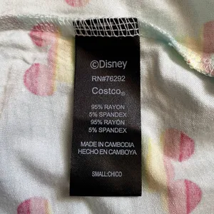 Disney Womens Small Mint Green Rainbow Mickey Mouse‎ Pocket Tee Shirt Size Small thumbnail 5