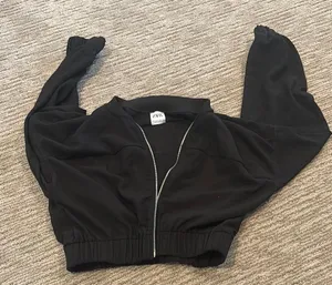 Zara Black Bomber Jacket thumbnail 1