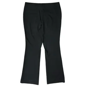Alfani Black Stretch Button Detail Bootcut Slacks Trousers size M Professional thumbnail 4