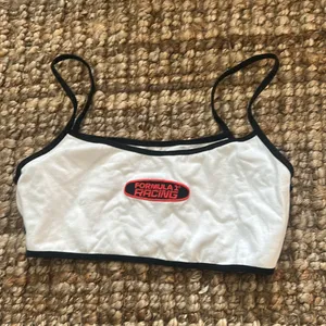 PacSun Formula 1 Racing White Crop Tank Size Medium thumbnail 3