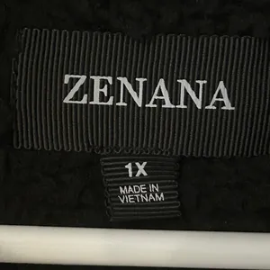 Zenana Black Fleece Pullover Quarter Zip thumbnail 4