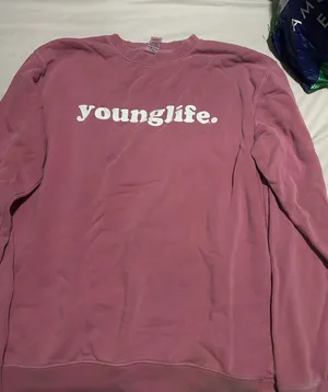 younglife sweatshirt Pink Size M thumbnail 1
