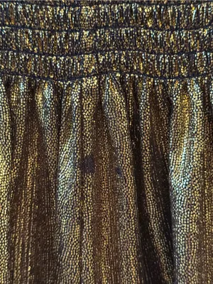 Queen Of Sparkles Gold Wavy Swing Shorts thumbnail 3