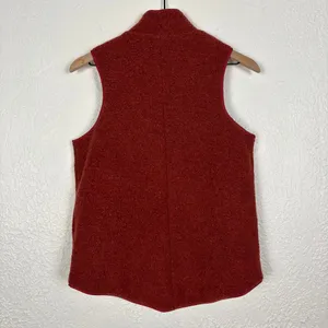 SmartWool Women's Anchor Line Reversible Sherpa Vest in Masala Size XS thumbnail 2