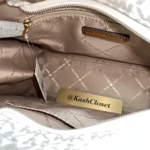 Michael Kors Vanilla Mirella Small Shopper Handbag Purse thumbnail 8