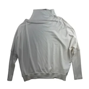 Michael Stars L Large Madison Brushed Jersey Long Sleeve Dolman Mock Neck White‎ thumbnail 2