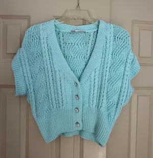 ZARA Short Sleeve Sweater thumbnail 2