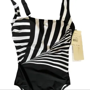 Gottex Art Basel Square Neck One-Piece‎ Swimsuit 6 thumbnail 5