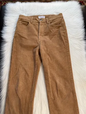 LOFT Gold Straight Leg Ankle Length Corduroy Pants thumbnail 3