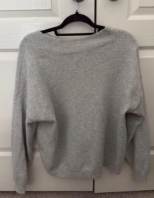 Knit Hollister Sweater Grey thumbnail 2