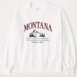 Abercrombie & Fitch White Montana Graphic Sweatshirt thumbnail 2