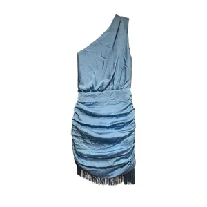 SAYLOR Sainte Fringe Mini Dress French Blue Womens Size Small thumbnail 7