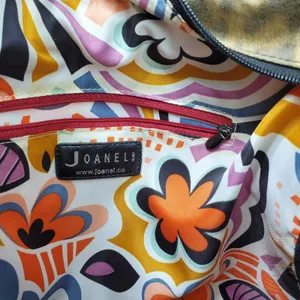 Joanel Faux Snakeskin Leopard Tote Handbag‎ Studs Shoulder Bag Y2K thumbnail 4