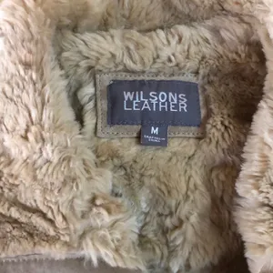 WILSONS LEATHER Tan Suede and Faux Fur Coat Size M thumbnail 6