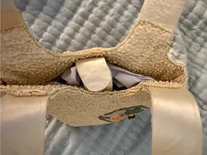 Viral TJ Maxx Beaded Fall Pumpkin Bag in Cream and Orange thumbnail 5