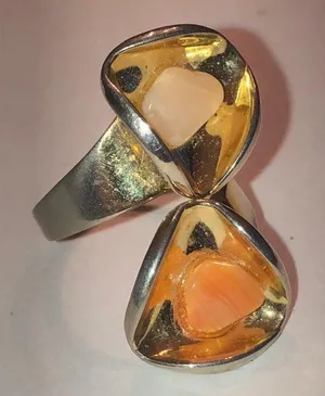Vintage Gold Tone Wrap Adjustable Boho Ring thumbnail 1