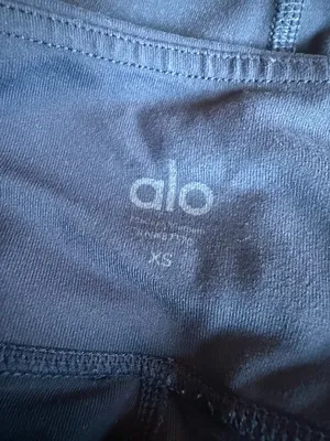 Alo Yoga High-Waisted Moto Leggings Navy Stretch Ankle Length Workout Size XS thumbnail 13