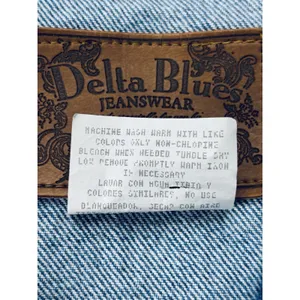 Vintage Delta Blues Jeans wear Denim Jacket Coat - Women's Size 1X‎ NWT 90s thumbnail 8