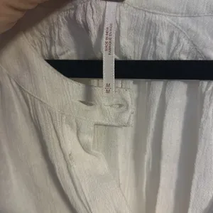 Free People tunic loose flowy size medium M great lines stain on front thumbnail 3
