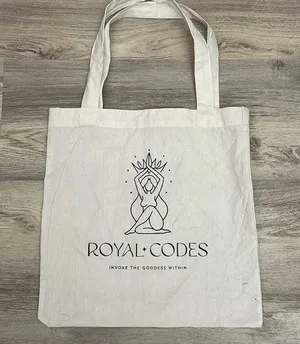 Royal Codes Lightweight Canvas Open Top Tote thumbnail 1