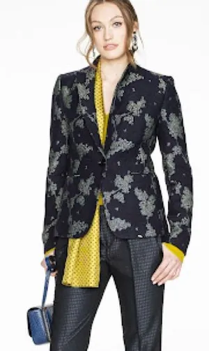 Banana Republic Heritage Collection Blue Foral size 14 thumbnail 1